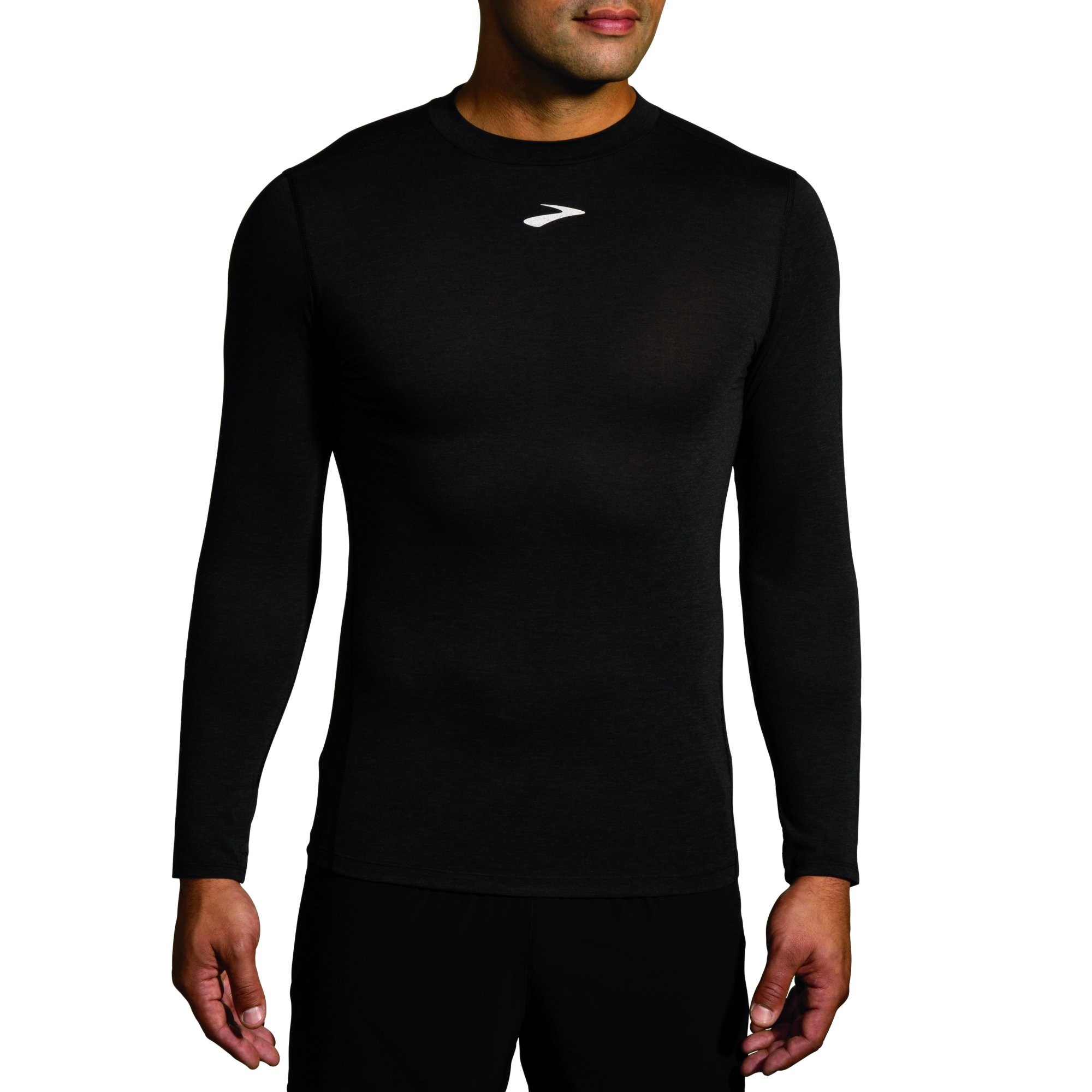 BROOKS High Point Long Sleeve M Černá