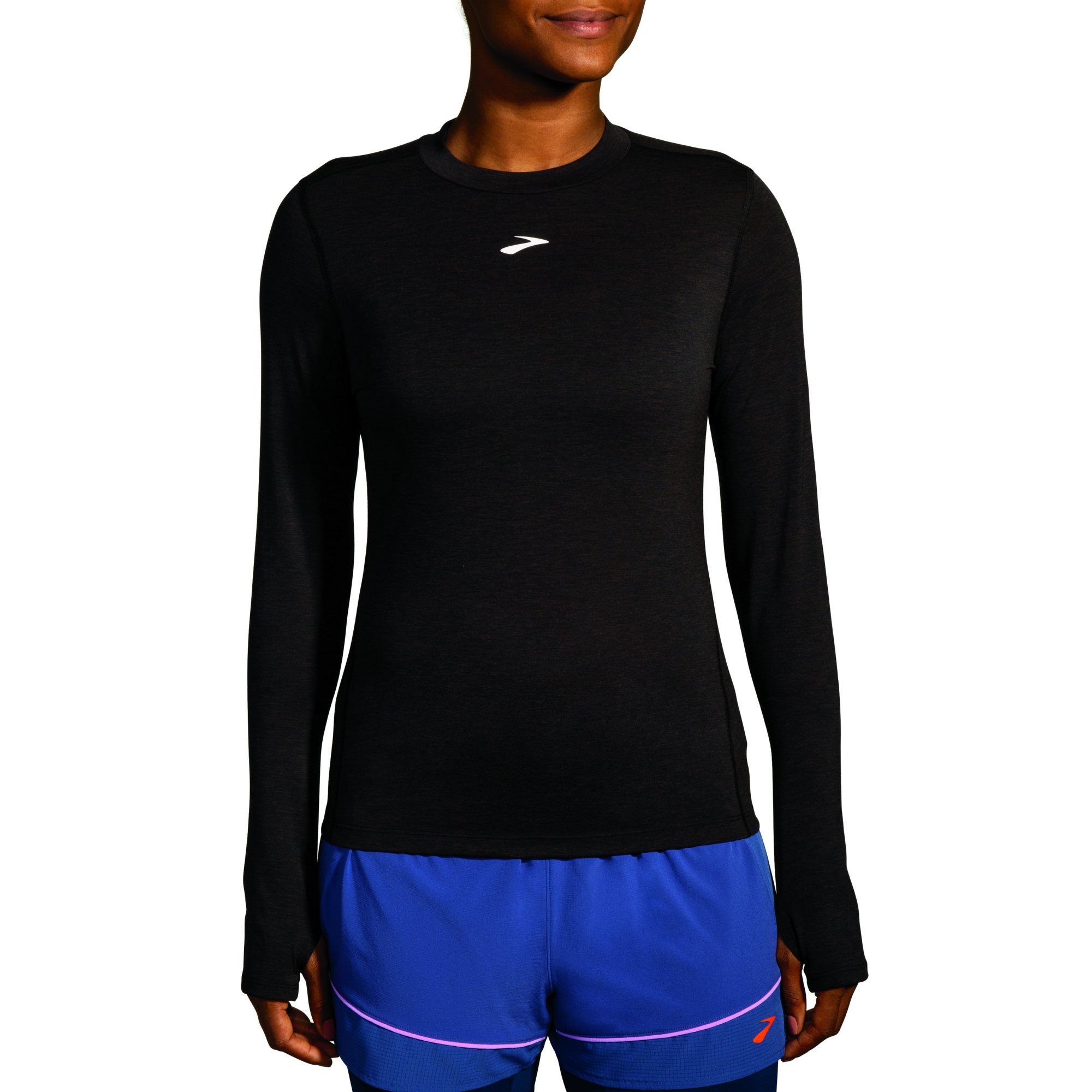 BROOKS High Point Long Sleeve W Černá