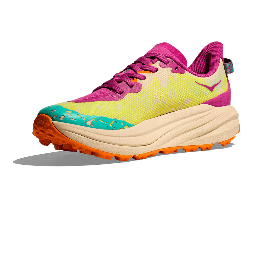 HOKA SPEEDGOAT 6 YOUTH Fuchsia/ Electric Aqua