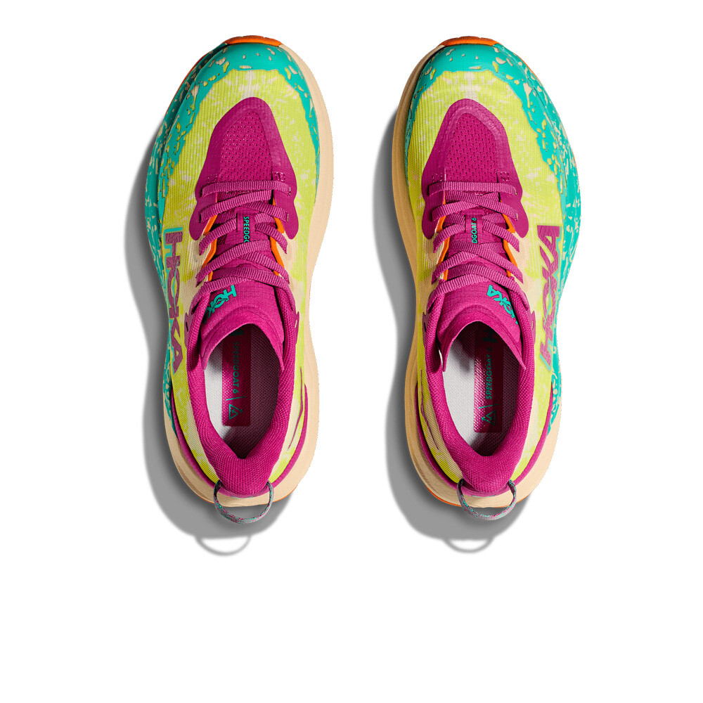 HOKA SPEEDGOAT 6 YOUTH Fuchsia/ Electric Aqua