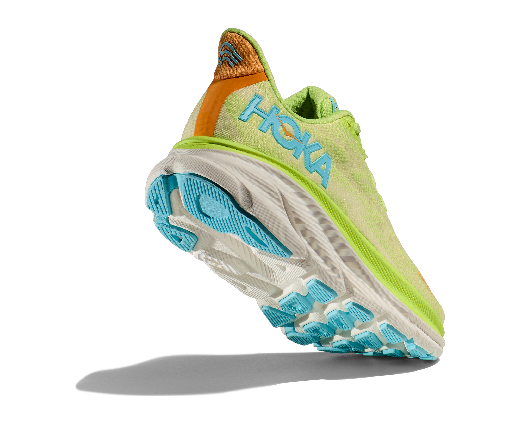 HOKA CLIFTON 9 W LETTUCE / SOLAR FLARE