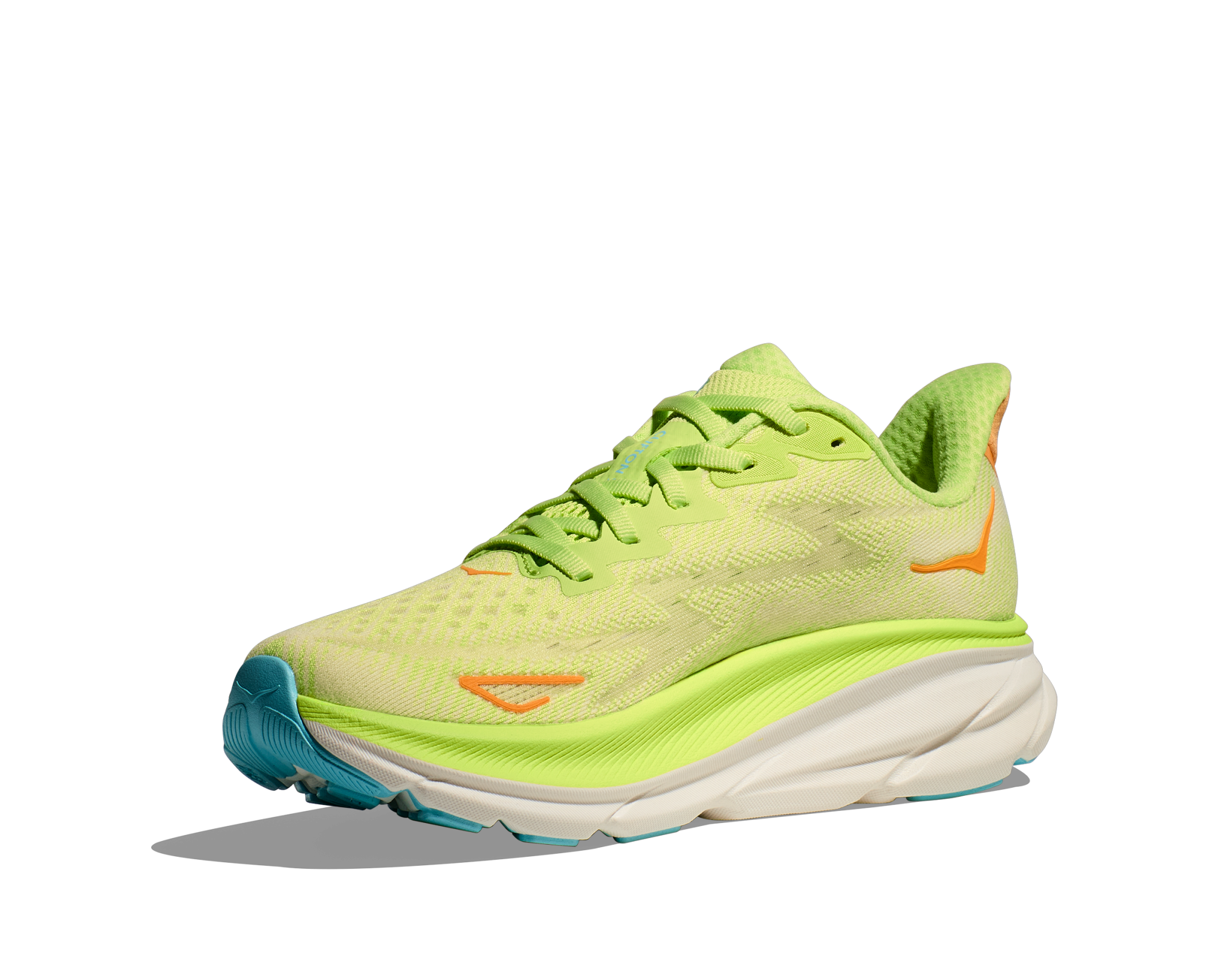 HOKA CLIFTON 9 W LETTUCE / SOLAR FLARE