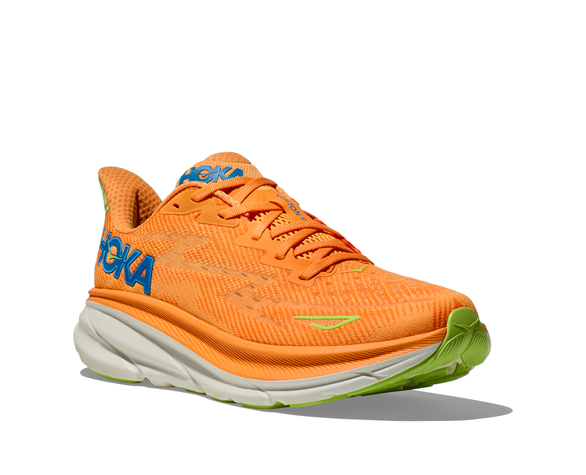 HOKA CLIFTON 9 M SOLAR FLARE / LETTUCE NEW