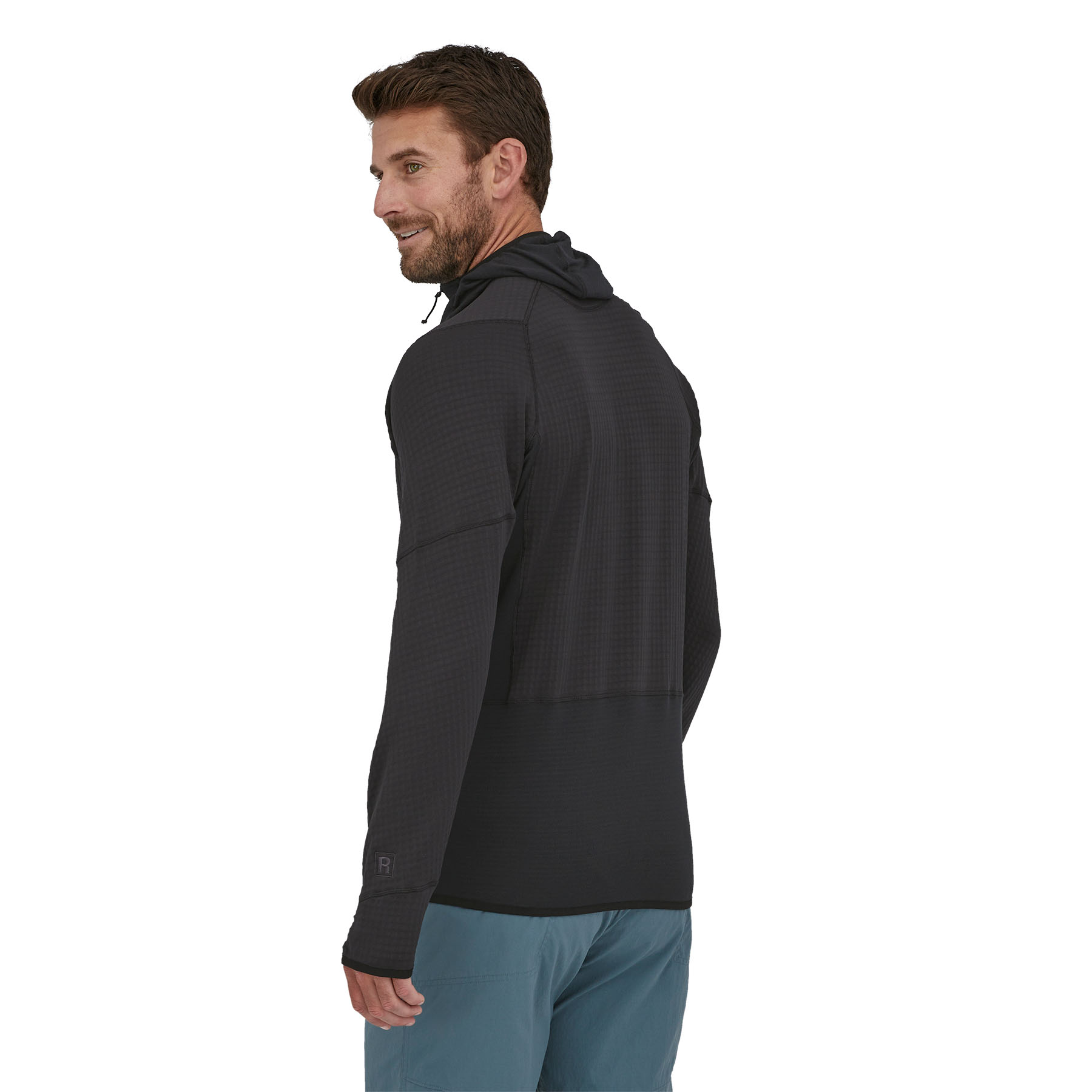 PATAGONIA R1® Fleece Pullover Hoody Black