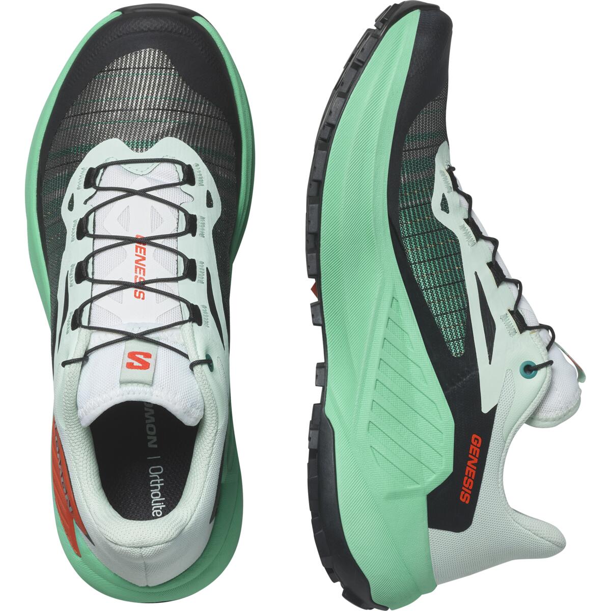 SALOMON GENESIS W Bay / Electric Green / Cherry Tomato