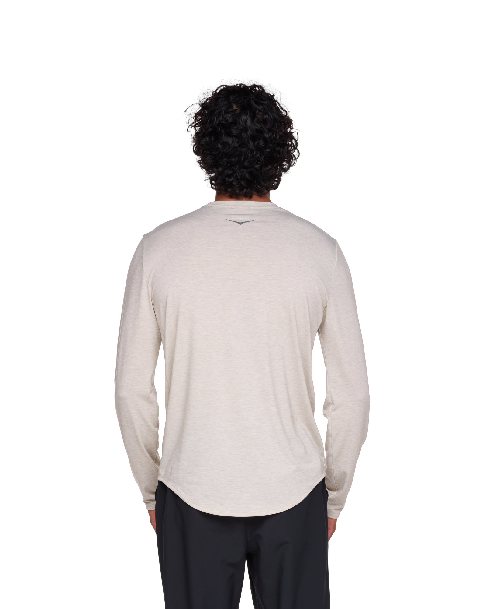 HOKA HOKA ESSENTIAL LS TEE Sesame htr