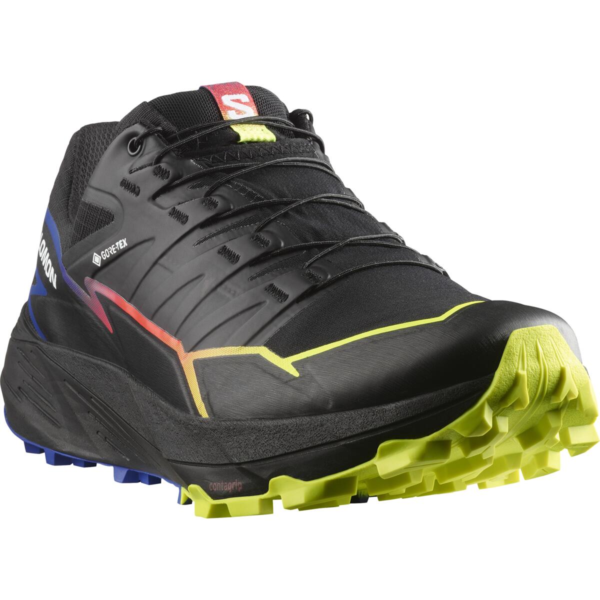 SALOMON THUNDERCROSS GORE-TEX BLUE FIRE Black / Surf The Web / Safety Yellow