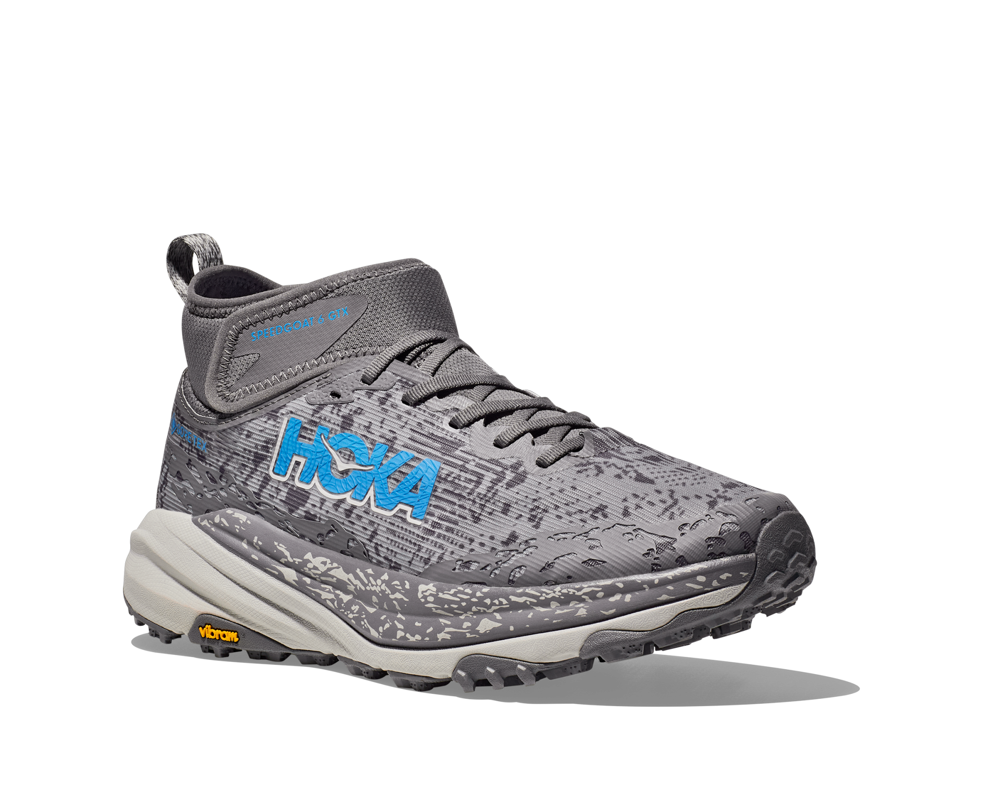 HOKA SPEEDGOAT 6 MID GTX M SATELLITE GREY / STARDUST