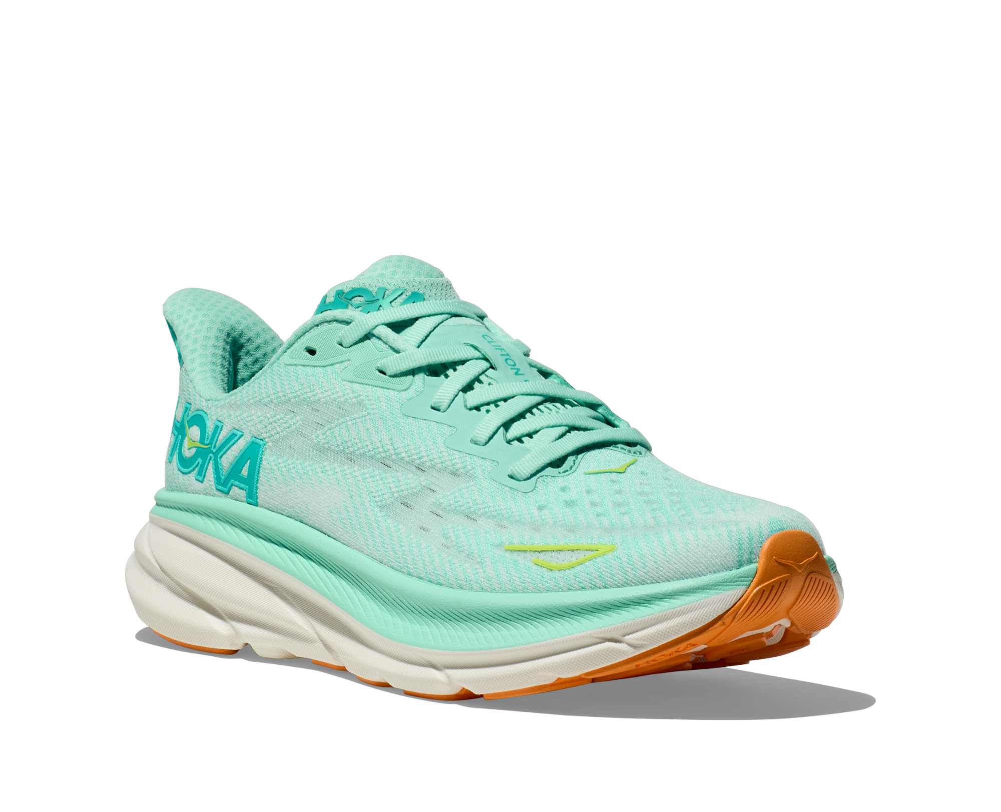 HOKA CLIFTON 9 W SEAFOAM / AQUA BREEZE