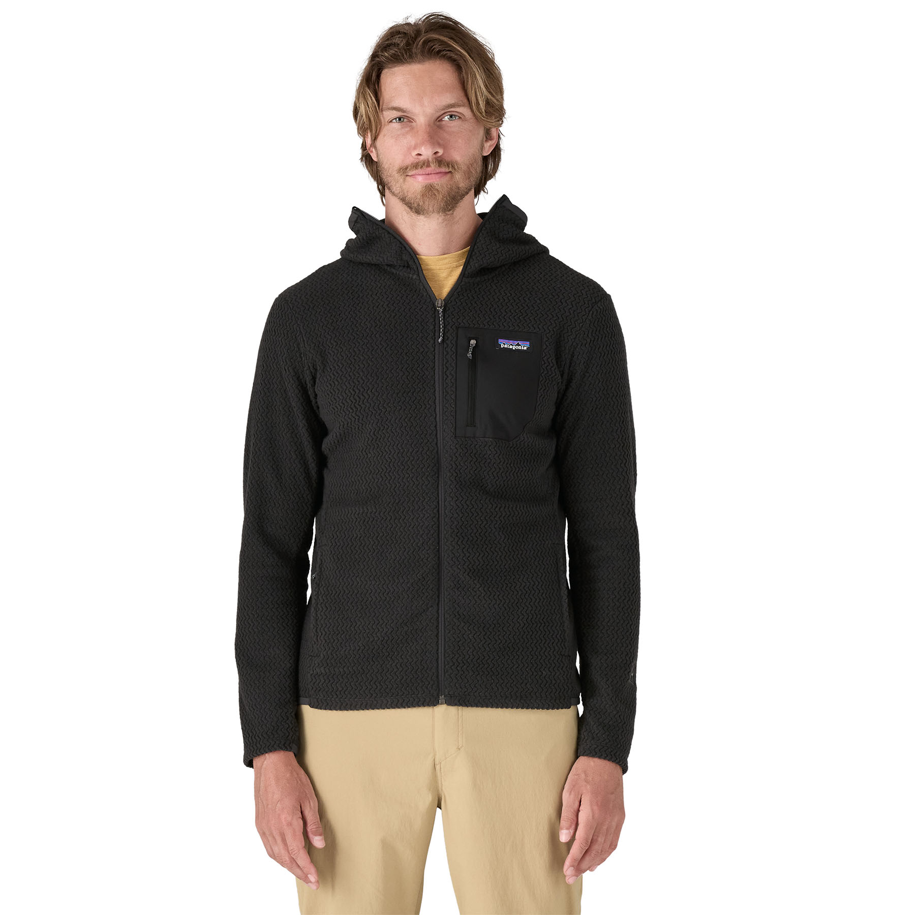 PATAGONIA Men's R1® Air Full-Zip Hoody Black