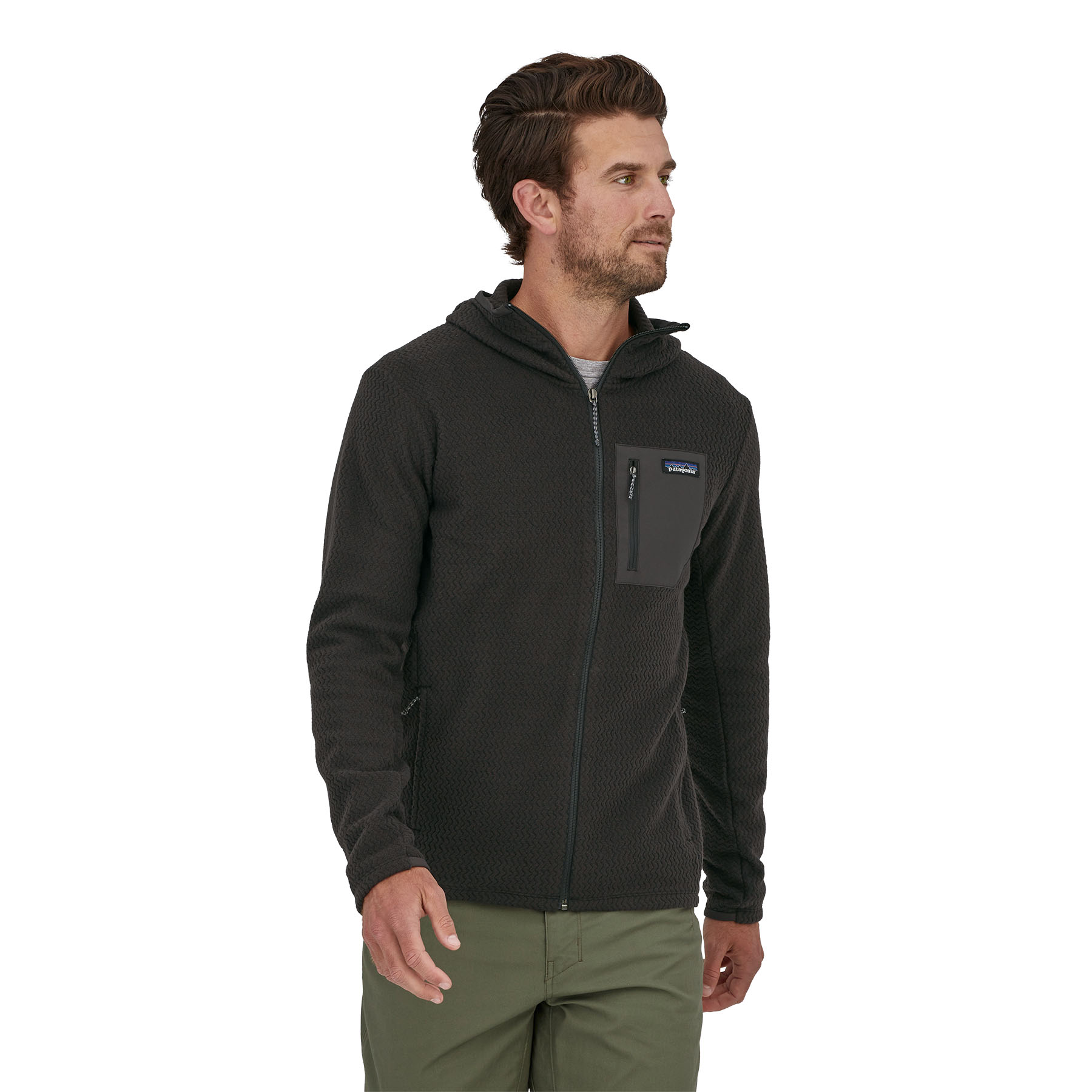 PATAGONIA Men's R1® Air Full-Zip Hoody Black