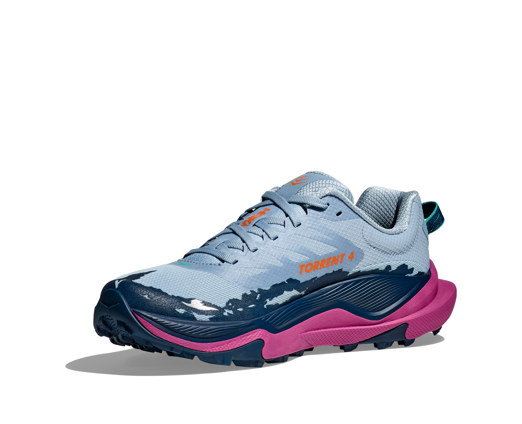 HOKA TORRENT 4 W DRIZZLE / FUCHSIA