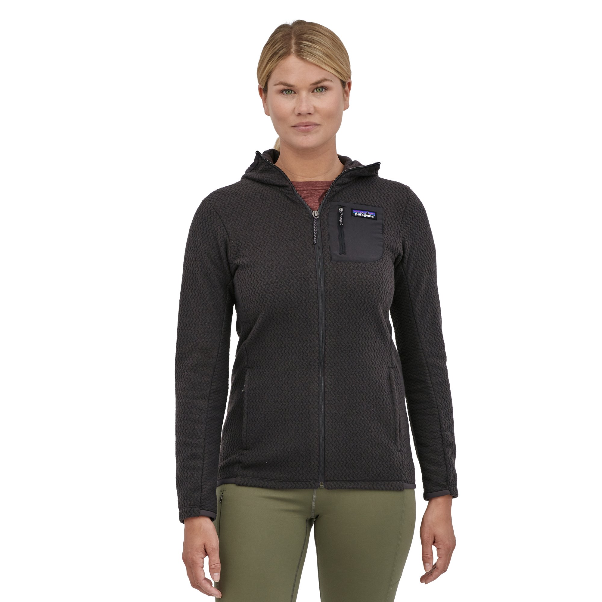 PATAGONIA Women's R1® Air Full-Zip Hoody Black