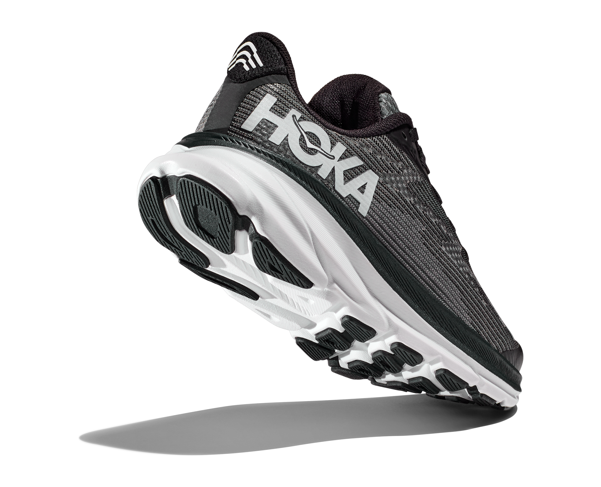 HOKA Clifton 9 Youth Black/White