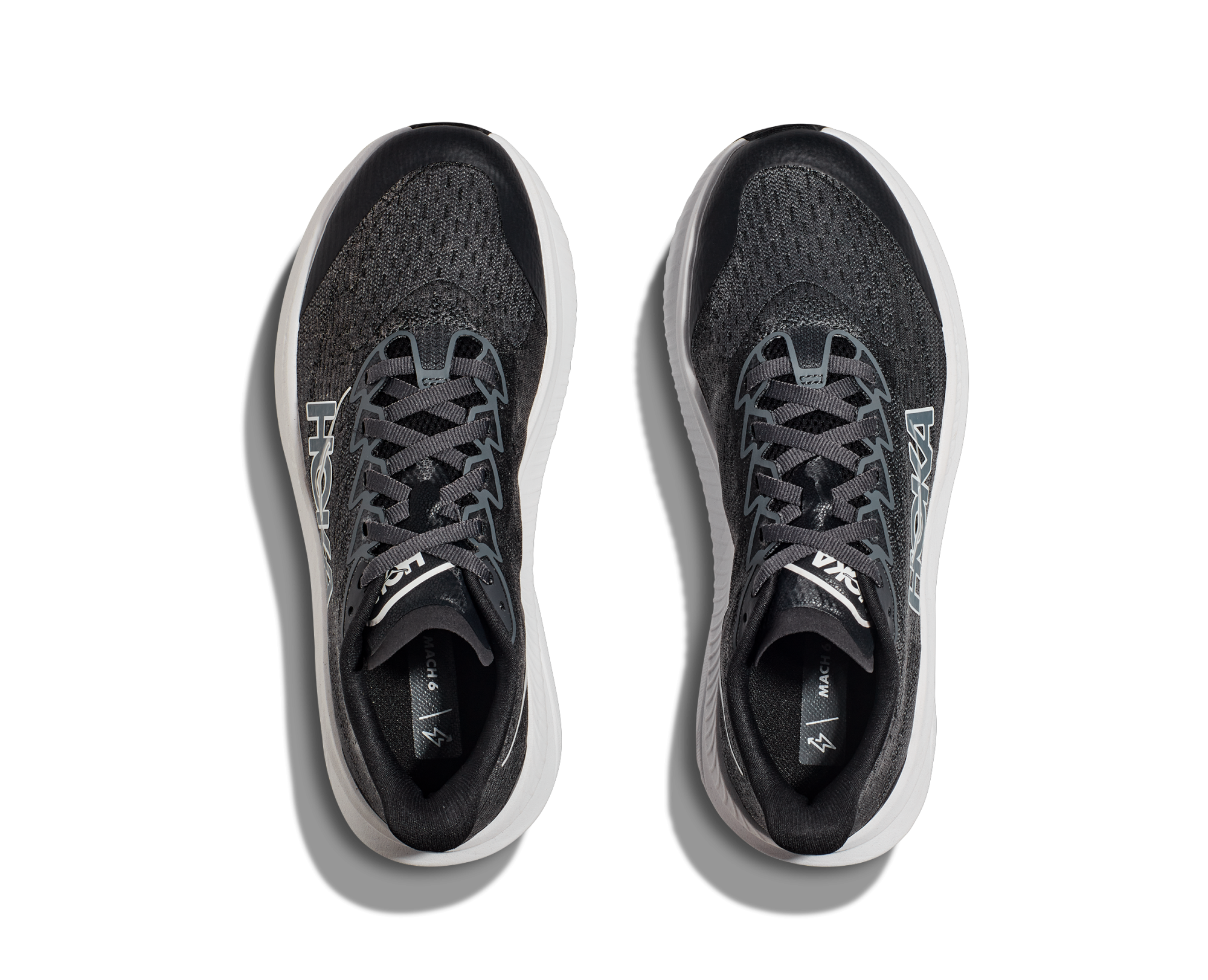 HOKA Mach 6 Youth Black/White