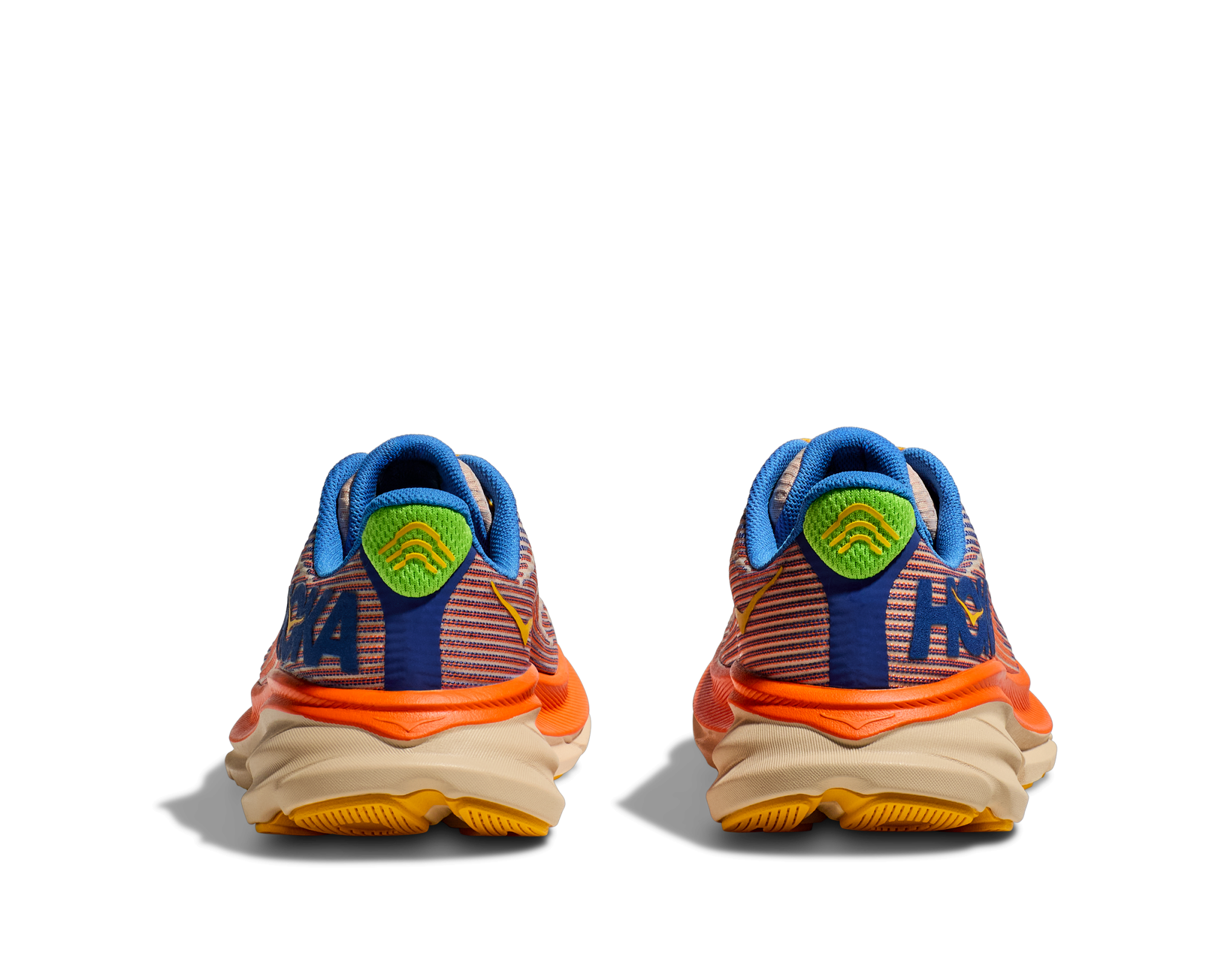 HOKA Clifton 9 Youth Ultramarine/Electric tangerine