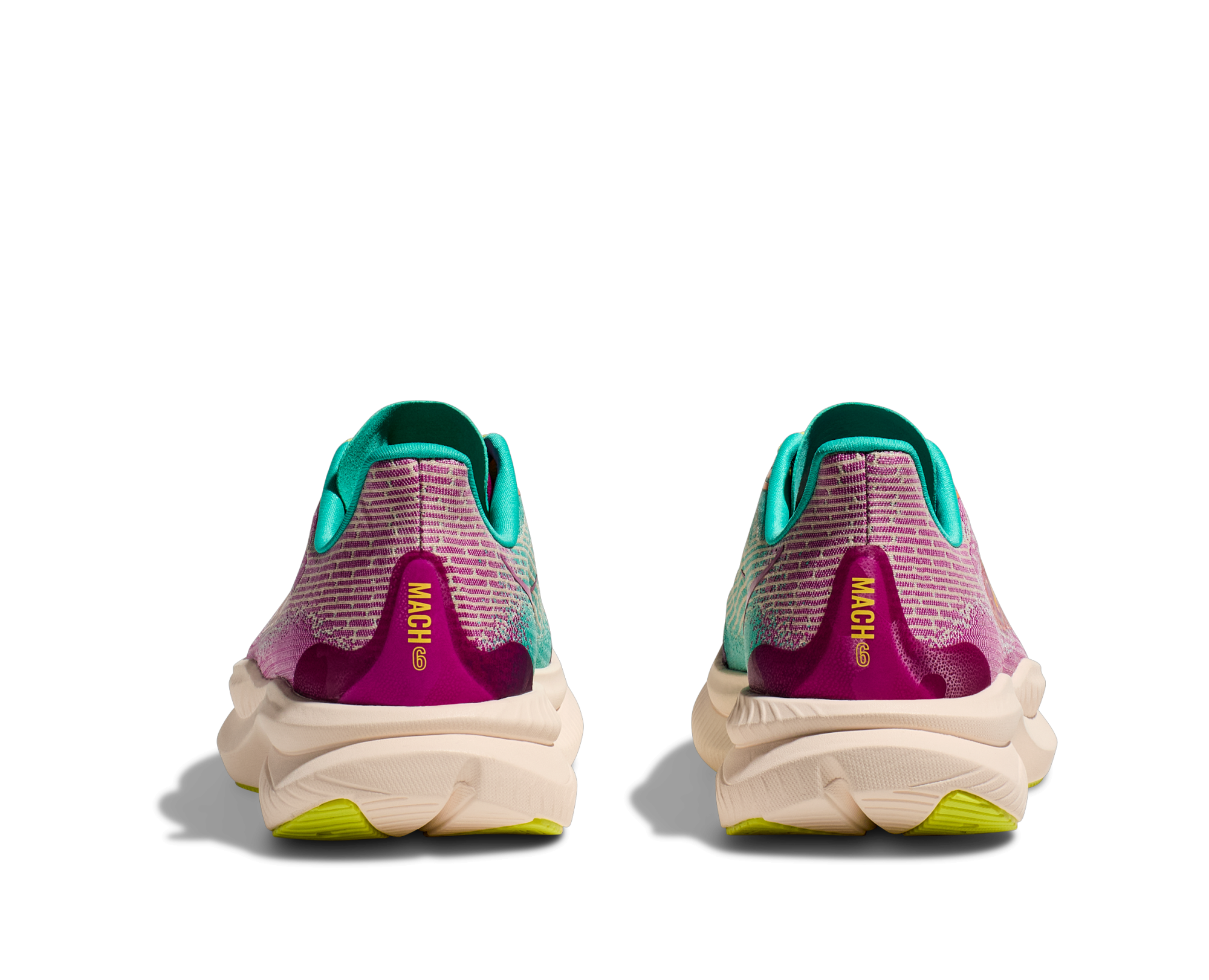 HOKA Mach 6 Youth Fuchsia/Electric aqua