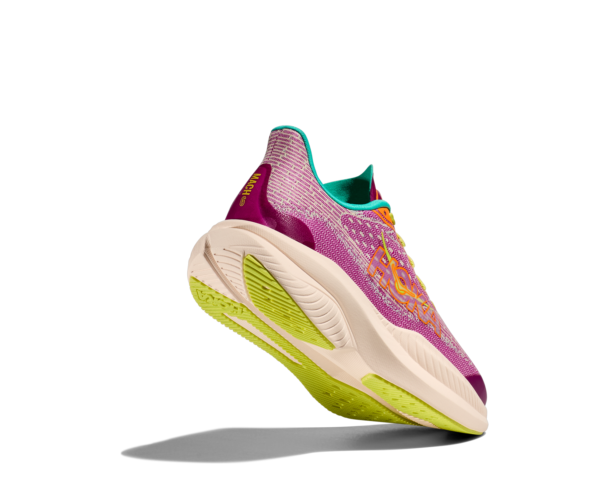 HOKA Mach 6 Youth Fuchsia/Electric aqua