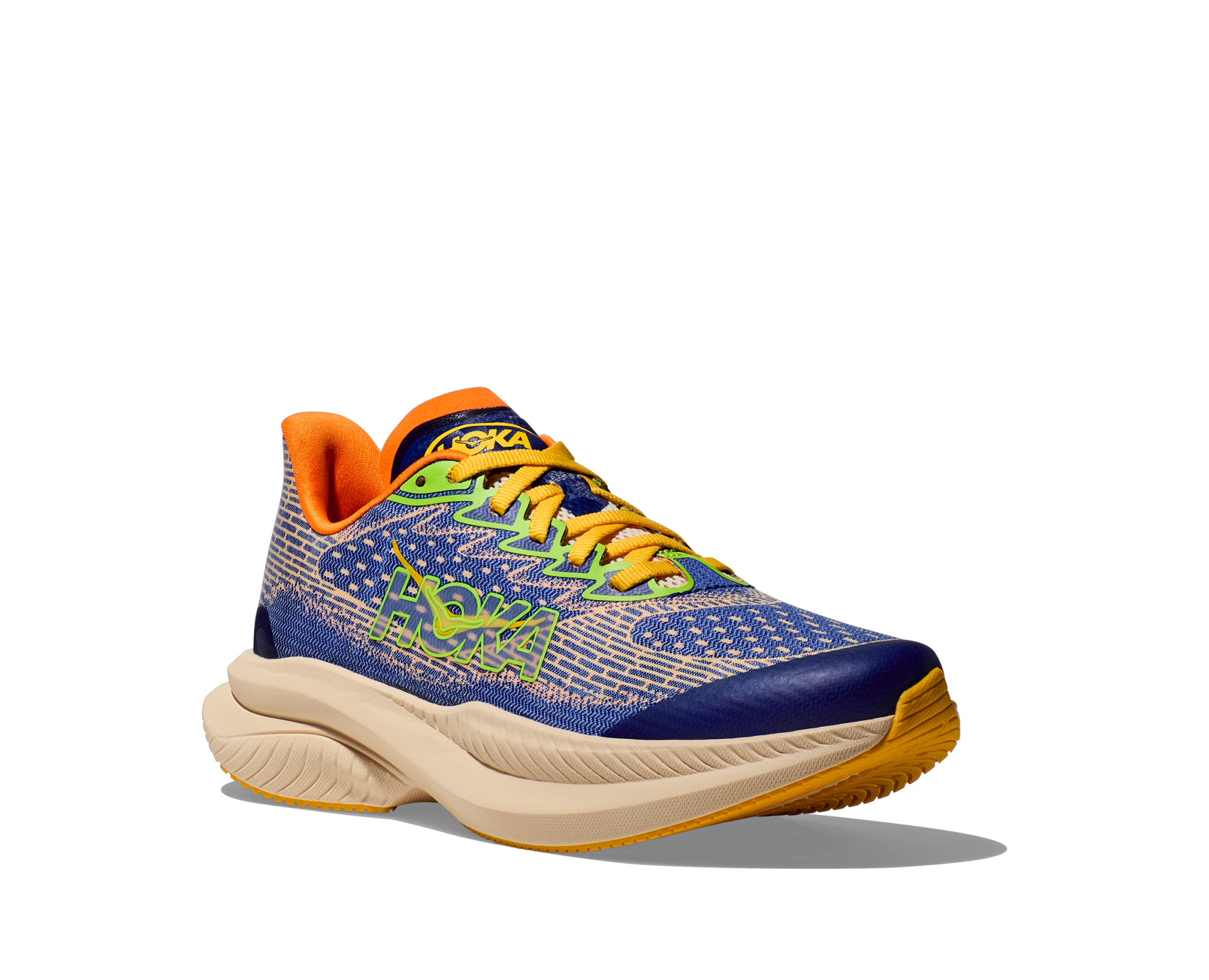 HOKA Mach 6 Youth Ultramarine/Electric Tangerine