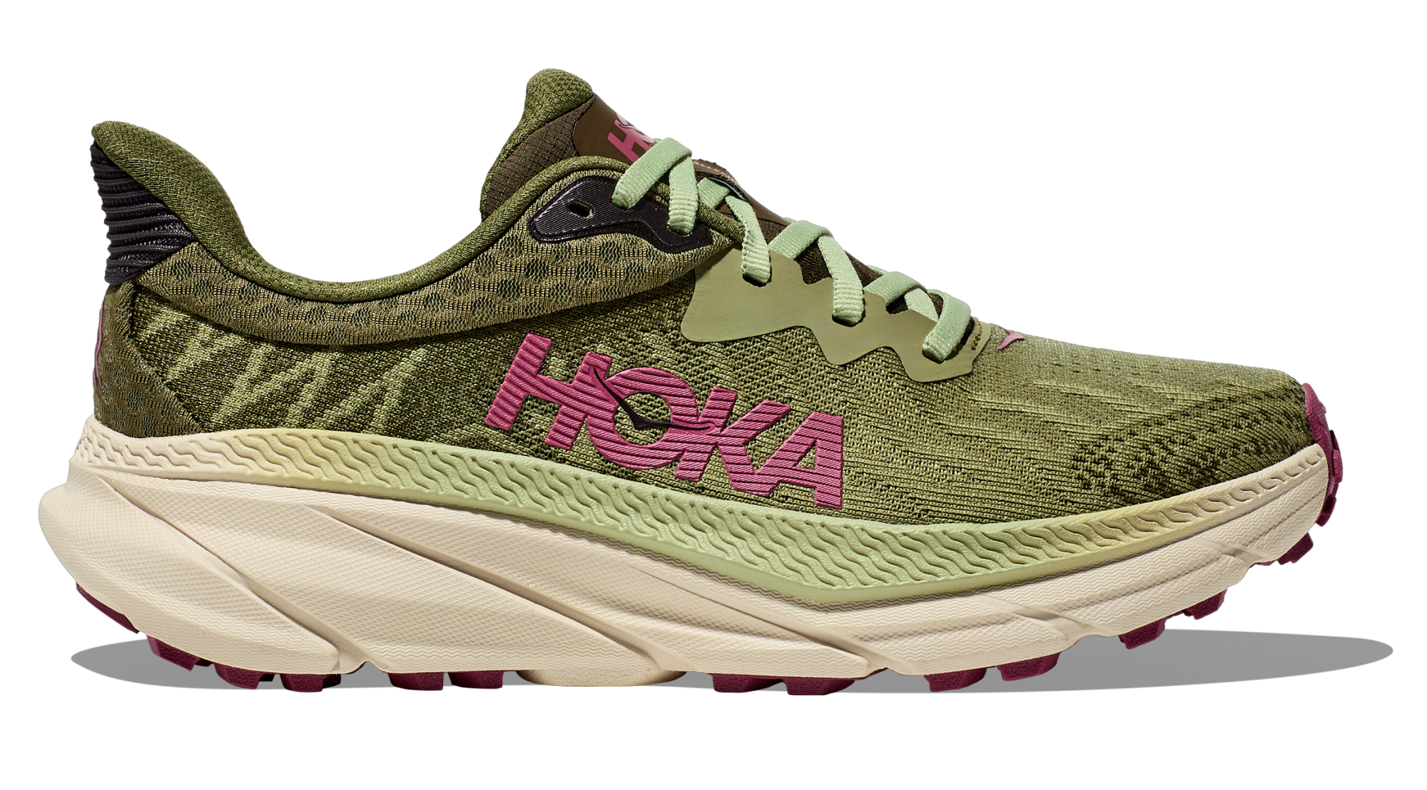 HOKA CHALLENGER ATR 7 W FOREST FLOOR / BEET ROOT