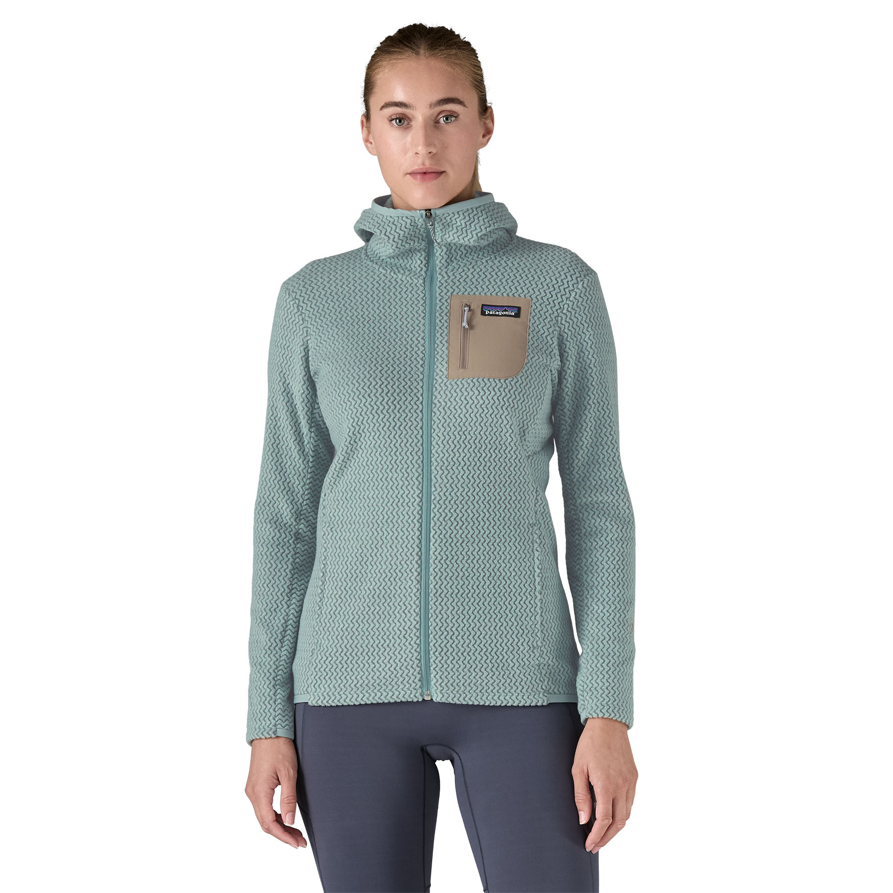 PATAGONIA Women's R1® Air Full-Zip Hoody Thermal Blue