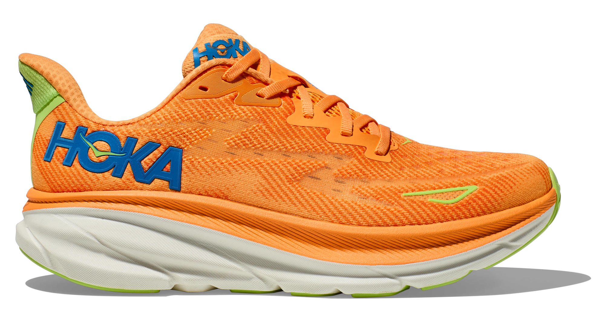 HOKA CLIFTON 9 M SOLAR FLARE / LETTUCE NEW