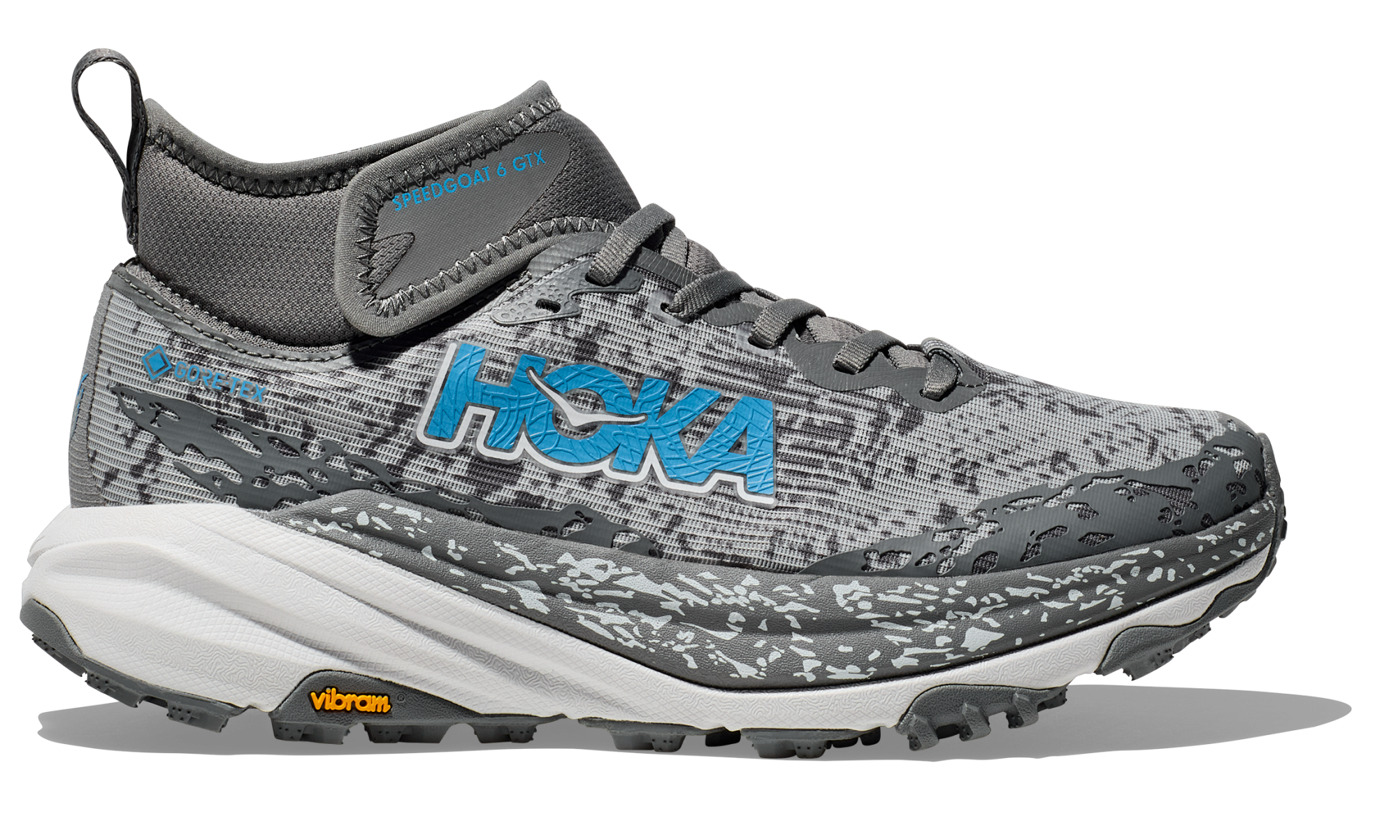 HOKA SPEEDGOAT 5 MID GTX W ASTEROID / COSMIC GREY