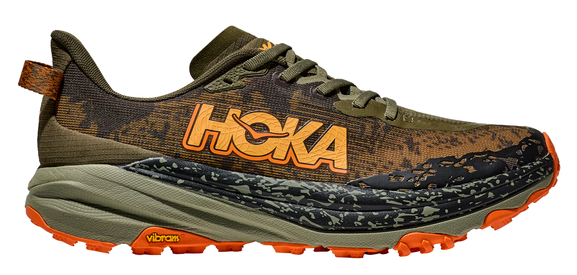 HOKA SPEEDGOAT 6 ANTIQUE OLIVE / SQUASH