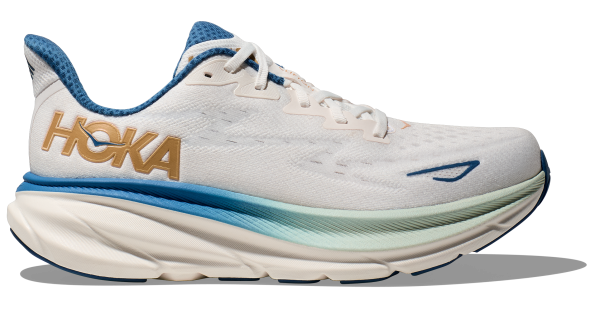 HOKA CLIFTON 9 M FROST/GOLD