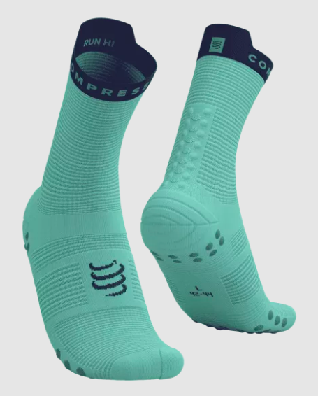 COMPRESSPORT PRO RACING SOCKS V4.0 RUN HIGH Shell Blue/Purple