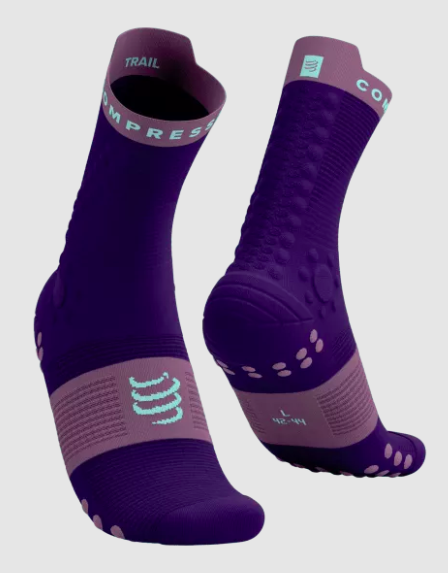 COMPRESSPORT PRO RACING SOCKS V4.0 TRAIL Purple/Grape