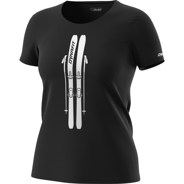 DYNAFIT Graphic Cotton T-Shirt Women Black Out Ski