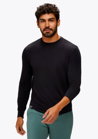 HOKA HOKA ESSENTIAL LS TEE Black